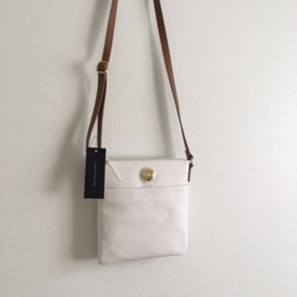 Tommy Hilfiger Handbags - Tommy Hilfiger White Leather Crossbody Bag - NWT